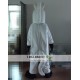 White Unicorn With A Tail Mascot Costume Adult Unicorn Mascot