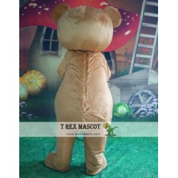 Brown Ted Mascot Costume Adult Ted Costume