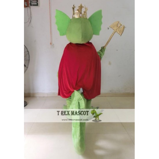 King Dragon Mascot Costume Adult Dragon Costume