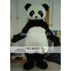 Furry Panda Mascot Costume Panda Mascot Costume For Adult