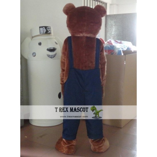 Cool Teddy Bear Costume Adult Teddy Bear Mascot Costume