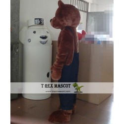 Cool Teddy Bear Costume Adult Teddy Bear Mascot Costume