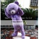 Purple Bear Costume Adult Teddy Bear Mascot Costume