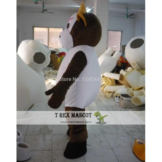 Adult Cow Mascot Costume Plush Cow Costume