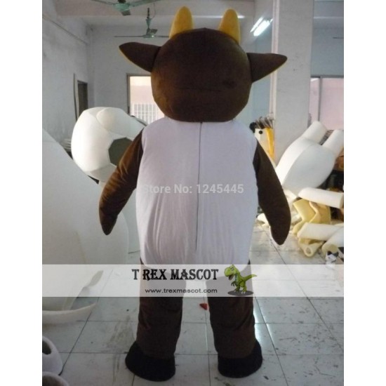 Adult Cow Mascot Costume Plush Cow Costume