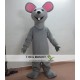 Happy Grey Rat Mouse Mascot Costume Adult Mouse Costume