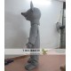 Happy Grey Rat Mouse Mascot Costume Adult Mouse Costume