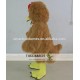 Furry Brown Rooster Costume Adult Rooster Mascot Costume