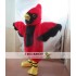 Furry Red Bird Mascot Costume Adult Parrot Costume