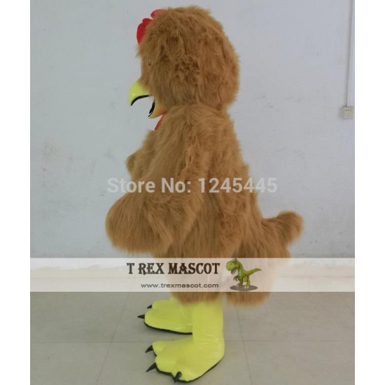 Rooster Animal Mascot Plush Adult Chicken Mascot Costume