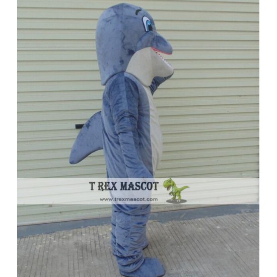 Grey Dolphin Mascot Costume Adult Dolphin Mascot