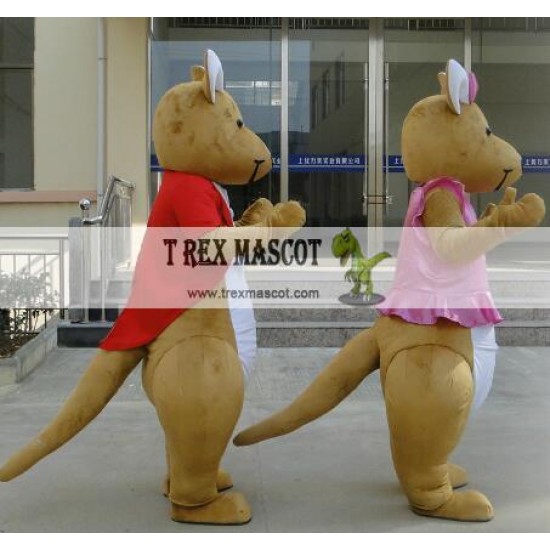 Kangaroo Mascot Costume For Adults