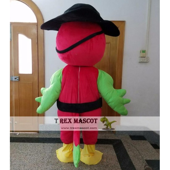 Adult Pirate Parrot Mascot Costume