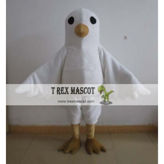 Adult White Bird Mascot Costume