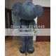 Blue Pink Dark Grey Adult Elephant Mascot Costume