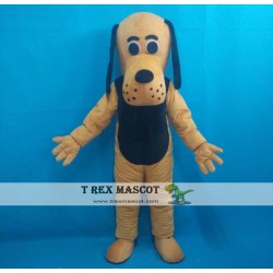 Adult Long Black Ears Dog Mascot Costume