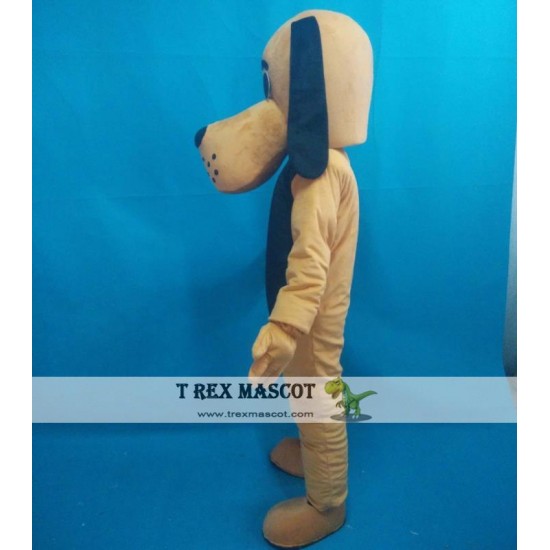 Adult Long Black Ears Dog Mascot Costume