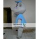 Grey Rhinoceros Mascot Costume For Adult