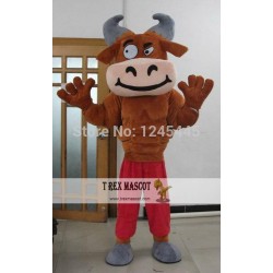 Adult Muscular Bull Mascot Costume