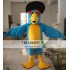 Blue Parrot Mascot Costume For Adult