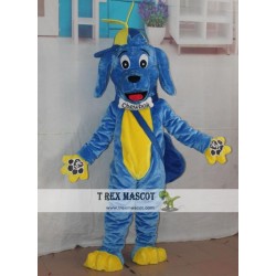 Blue Puppy Dog Mascot Costume For Adult