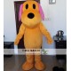 Big Orange Dog Mascot Costume For Adult