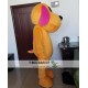 Big Orange Dog Mascot Costume For Adult