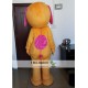 Big Orange Dog Mascot Costume For Adult