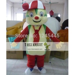 Popular Colourful Adult Worm Brown Mascot Costume