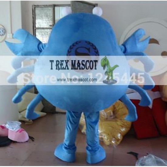 Carnival Adult Blue Crab Mascot Costume