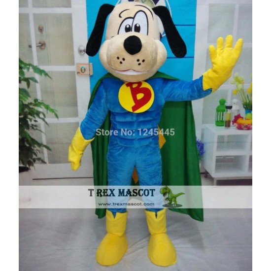 Funny And Handmade Adult Super Dog Mascot Costume