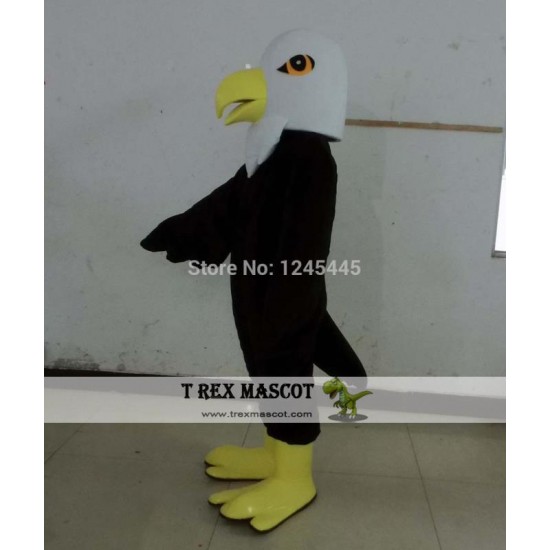 Blue / Black Eagle Mascot Costume For Adult