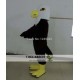 Blue / Black Eagle Mascot Costume For Adult