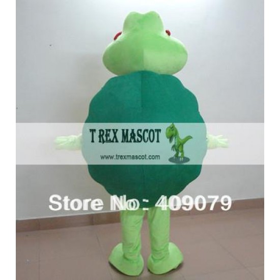 Green See Turtle Mascot Costume For Adults