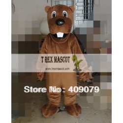 Adult Brown Mole Mascot Costume