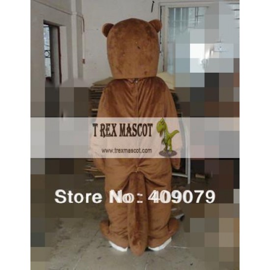 Adult Brown Mole Mascot Costume