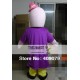 Plush Pink Abult Dolphin Mascot Costume