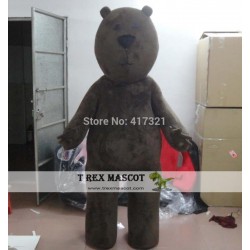 Chocolate Bear Mascot Costume