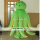 Green Octopus Mascot Costume For Adult