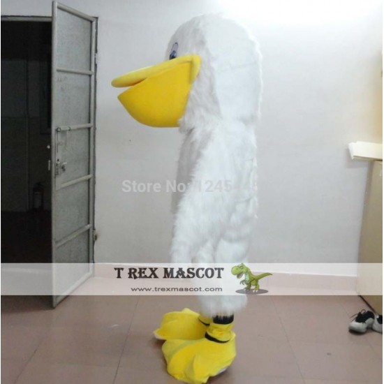 Adult Big Mouth Bird Mascot Costume