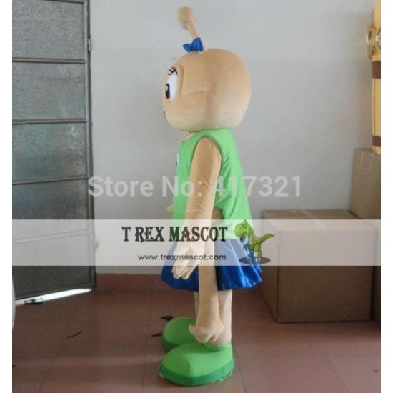 Grinning Ant With Blue Hairpins Mascot Costume Adult Ant Mascot