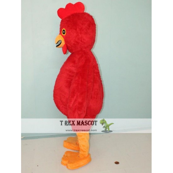 Animal Red Chicken Mascot Costume