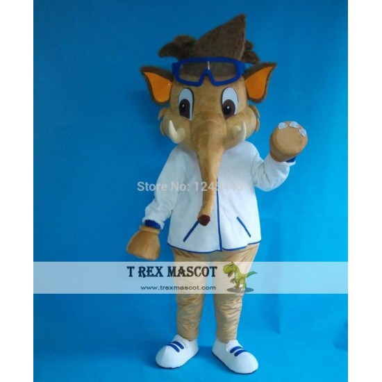 Costume With Good Ventilation Elephant Mascot Costume For Adult