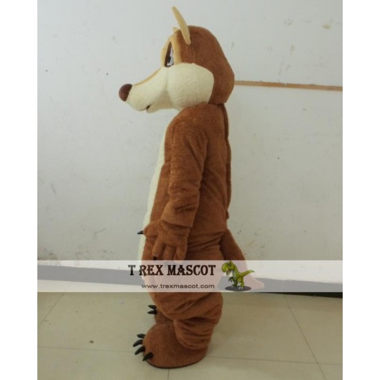 Brown Squirrel Mascot Costume for Adults 