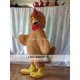 Brown Chicken Mascot Costume Adult Chicken Costume