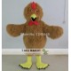 Brown Chicken Mascot Costume Adult Chicken Costume