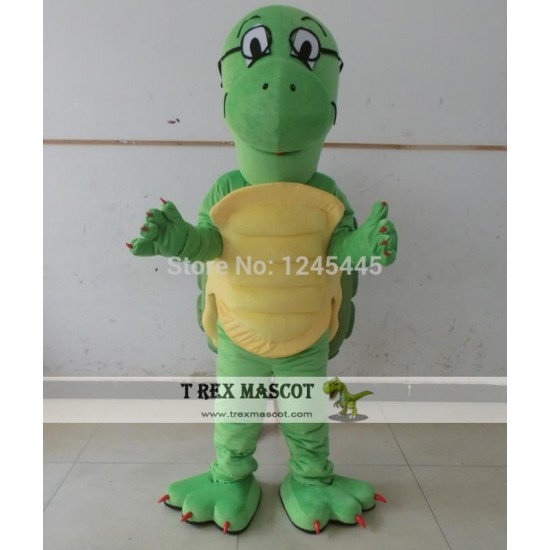 Green Sea Animal Costume Adult Sea Turtle Mascot Costume