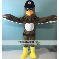 Happy Eagle Mascot Costume Adult Eagle Costume