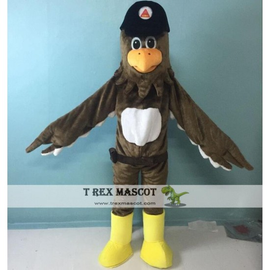 Happy Eagle Mascot Costume Adult Eagle Costume