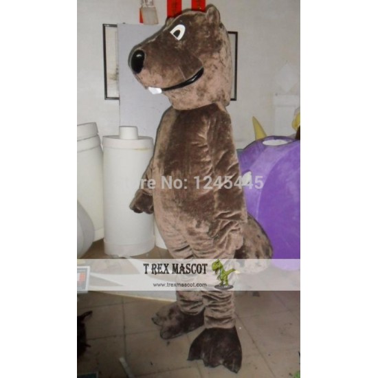 Adult Beaver Mascot Costume